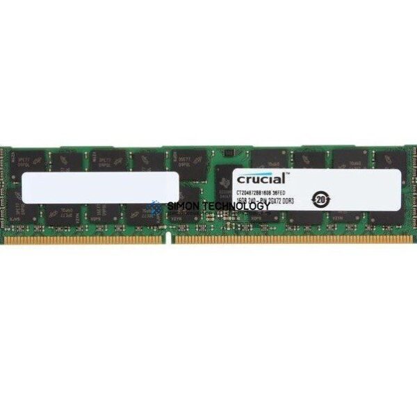 Оперативная память Crucial CRUCIAL 16GB (1*16GB) 2RX4 PC3-12800R DDR3-1600MHZ MEMORY (CT204872BB160B)