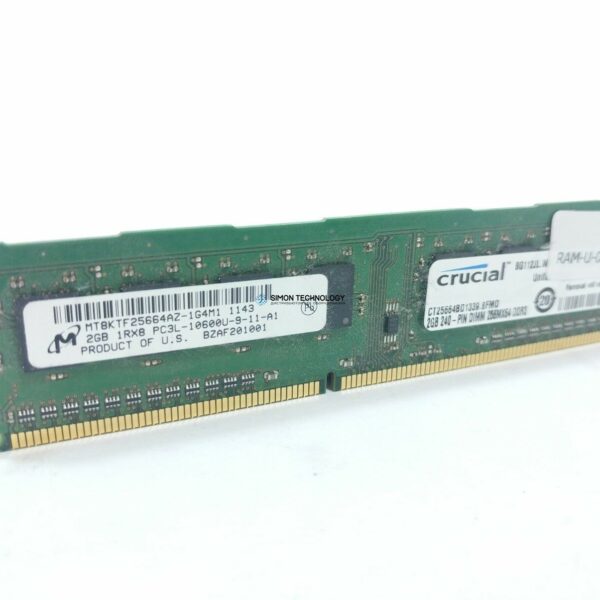 Оперативная память Crucial CRUCIAL 2GB (1*2GB) 1RX8 PC3L-10600U MEMORY DIMM (CT25664BD1339)