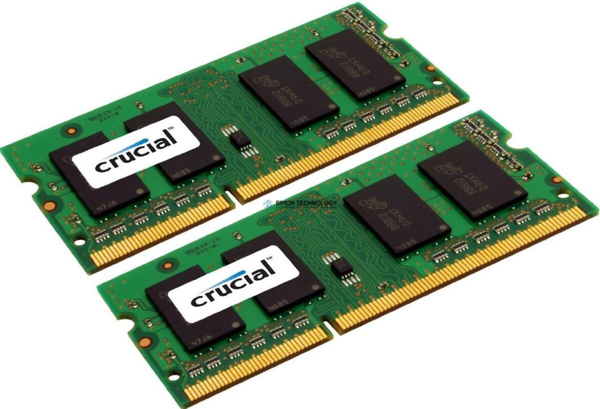 Оперативная память Crucial CRUCIAL 2GB (2*1GB) PC3L-12800S DDR3-1600MHZ 1.3V SODIMM KIT (CT2KIT12864BF160B)