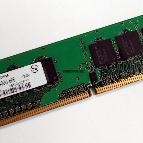 Оперативная память Elpida ELPIDA 1GB 1RX8 PC2-6400U-666 MEMORY DIMM (EBE10UE8ACWA-8G-E)
