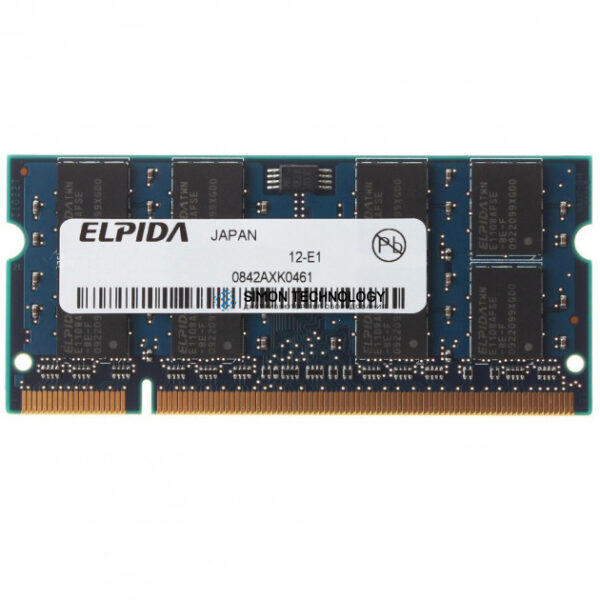 Оперативная память Elpida ELPIDA 2GB (1*2GB) PC2-6400S SO-DIMM MEMORY KIT (EBE21UE8AFSA-8G-F)