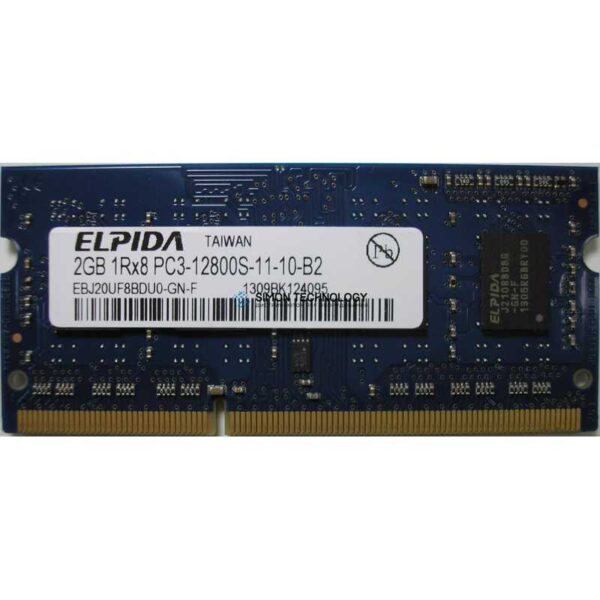 Оперативная память Elpida ELPIDA 2GB 1RX8 PC3-12800S DDR3-1600MHZ SODIMM (EBJ20UF8BDU0-GN-F)