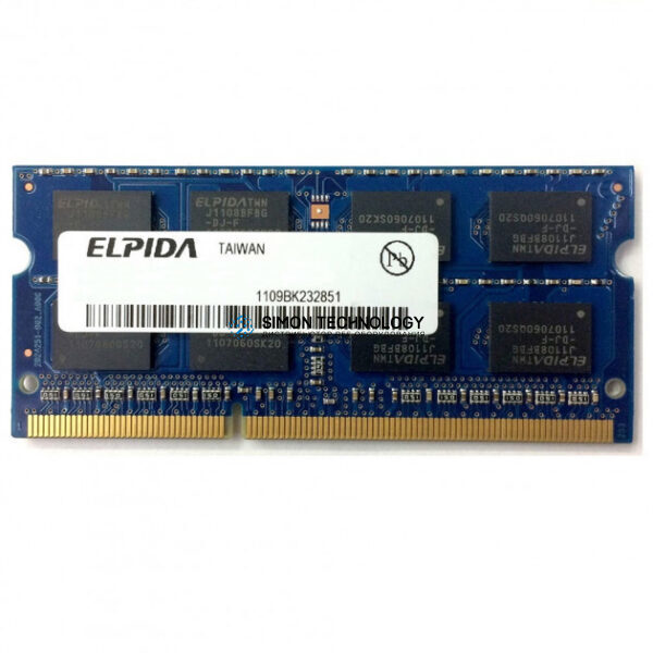 Оперативная память Elpida ELPIDA 2GB (1*2GB) 2RX8 PC3-10600S-9 DDR3-1333MHZ SODIMM (EBJ21UE8BFU0-DJ-F)