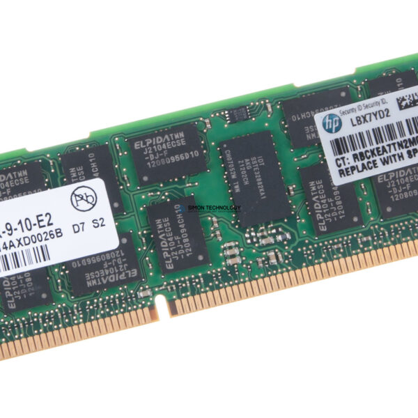 Оперативная память Elpida ELPIDA 8GB (1X8GB) 2RX4 PC3-10600R-9 DDR3-1333MHZ MEMORY KIT (EBJ81RF4BCFD-DJ-F)