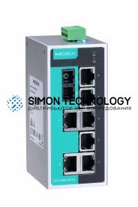 Коммутаторы MOXA Moxa Industrial Unmanaged Ethernetswitch. Metal (EDS-208A-S-SC-T)