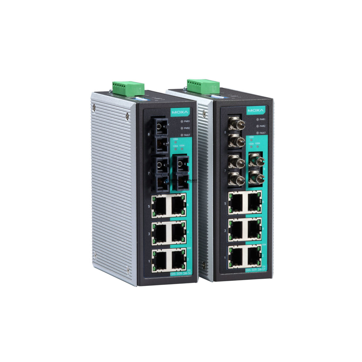 Коммутаторы MOXA Moxa Industrial Unmanaged Ethernetswitch (EDS-309-3M-ST-T)