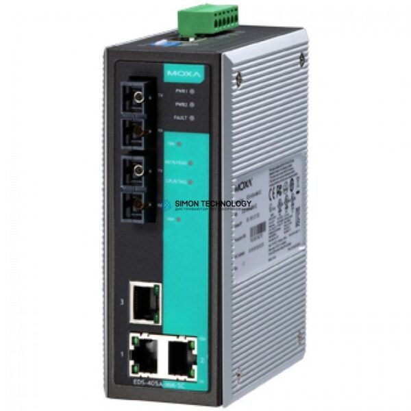Коммутаторы MOXA Moxa Industrial Managed Redundant Ethernetswitch (EDS-405A-MM-ST-T)
