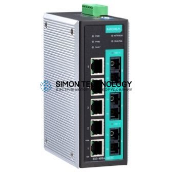Коммутаторы MOXA Moxa Industrial Managed Redundant Ethernetswitch (EDS-408A-3M-SC)
