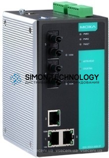 Коммутаторы MOXA Moxa Industrial Managed Redundant Ethernetswitch (EDS-505A-MM-ST)