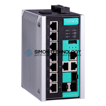 Коммутаторы MOXA Moxa Industrial Managed Redundant Ethernetswitch (EDS-510E-3GTXSFP)