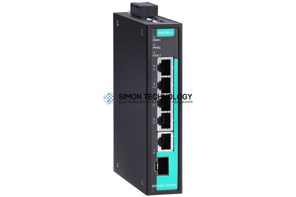 Коммутаторы MOXA Moxa Industrial Unmanaged Ethernetswitch (EDS-G205-1GTXSFP)