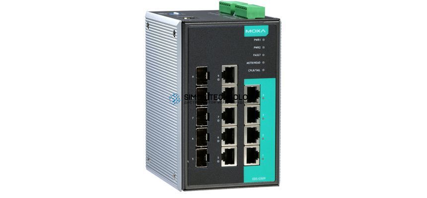 Коммутаторы MOXA Moxa Industrial Managed Ethernetswitch. Wide Temp. (EDS-G509-T)