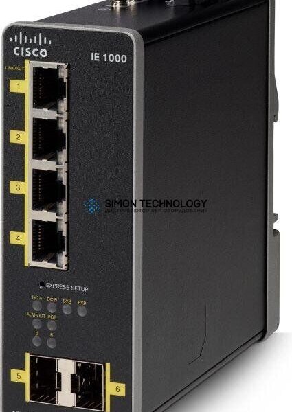 Коммутаторы Cisco Industrial Ethernet 1000 Series - Switch - verwaltet (IE-1000-4P2S-LM)
