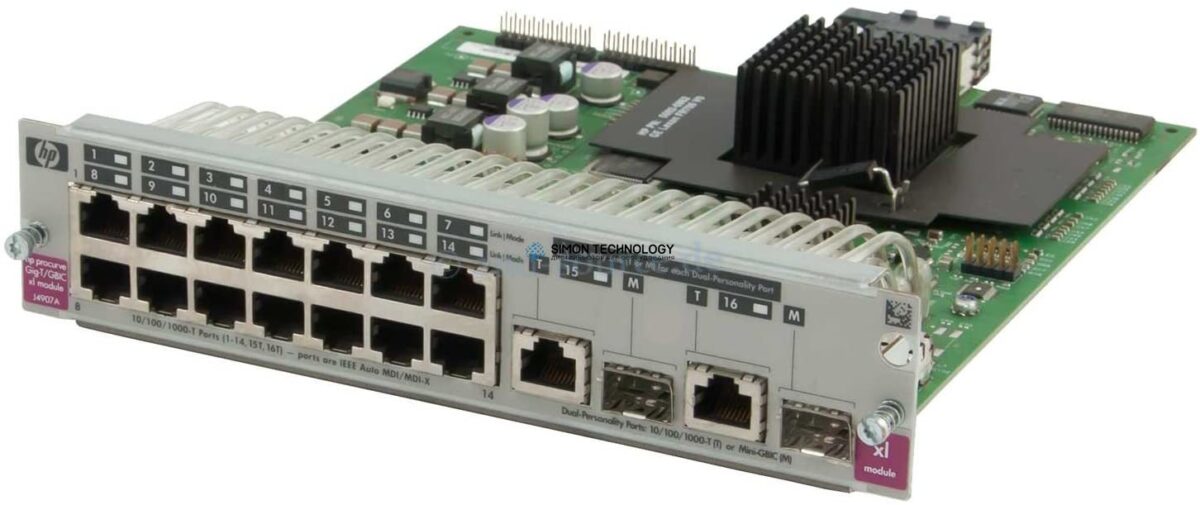 Модуль HPE HPE SWITCH XL 16P 100/100 (J4907-69201)