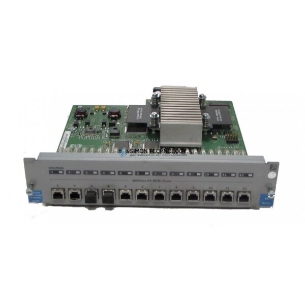Модуль HP HPE 12-port 100FX MTRJ vl Module (J8763-61101)