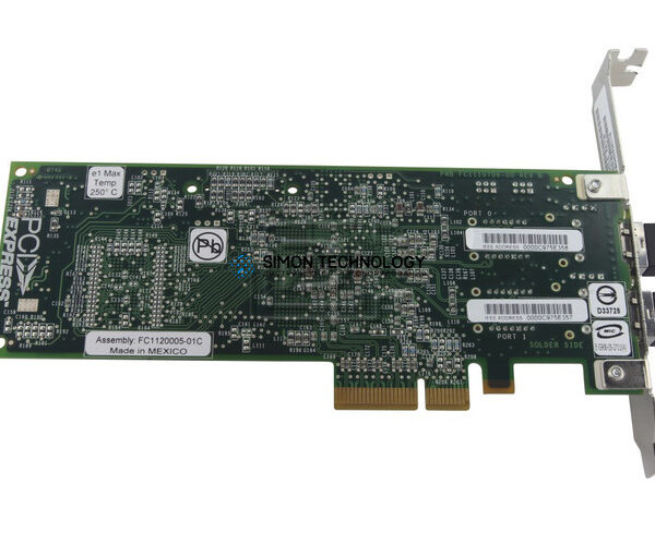 Контроллер Dell 4GB DUAL PORT PCI-E FC HBA (JX250)