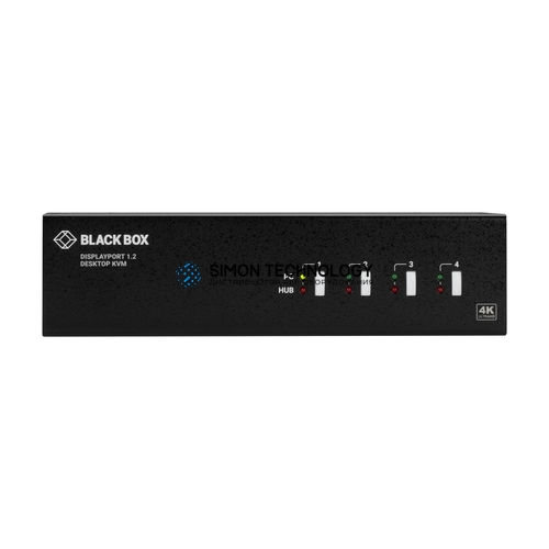 Коммутаторы Black Box KVM Switch Dual DisplayPort 1.2 USB Audio - 2 port (KV6222A-R2)