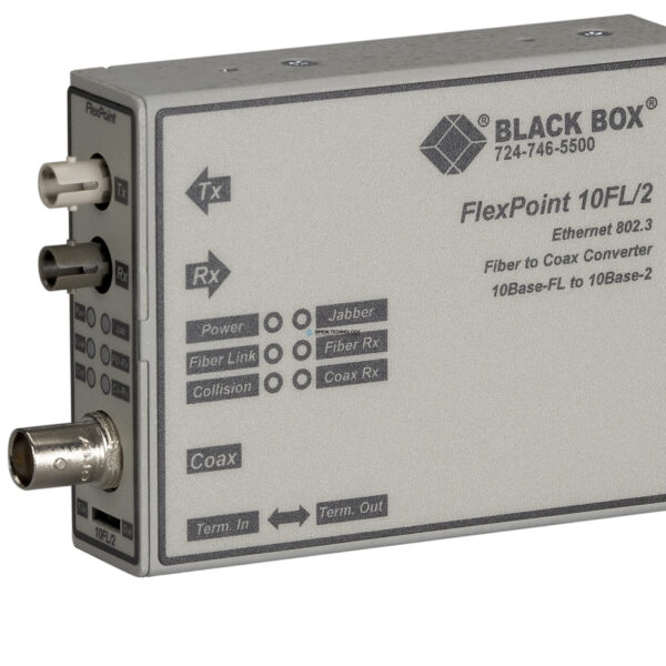 Адаптер Black Box Black Box FLEXPOINT 10BFL/BNC ConVerter(MM/ST) (LMC211A-MM)