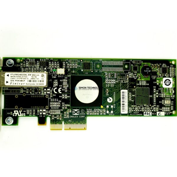 Контроллер Sun Microsystems SUN 4GB FC SINGLE PORT PCI-E HBA (LPE11000)