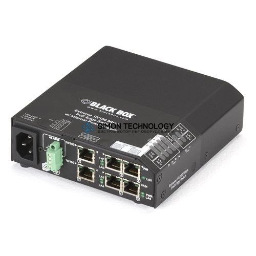 Коммутаторы Black Box PoE PSE Switch 6-Port Extreme - 100-240 VAC (LPH240A-P-SC)