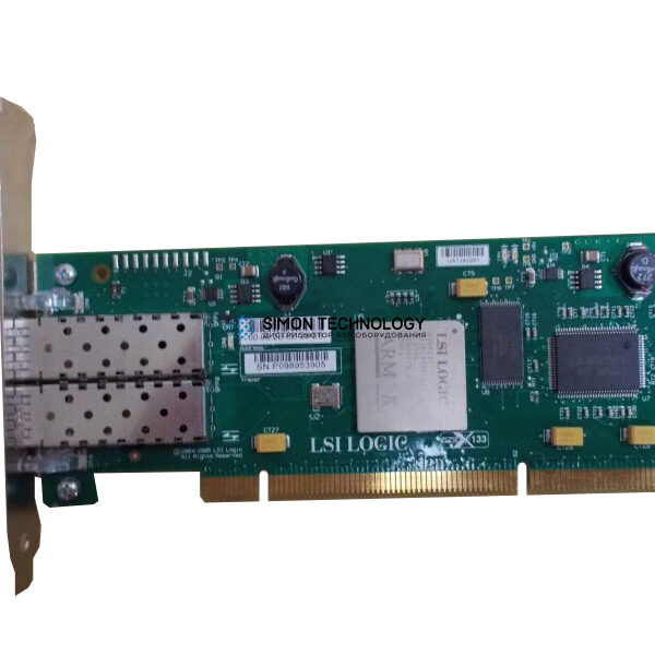 LSI 4GB FIBER CHANNEL 2-PORT PCI-X (LSI7204XP-LC)