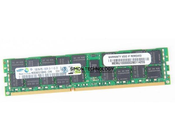 Оперативная память HP HP 16GB 1X16GB PC3-10600R 2RX4 DIMM (M393B2G70BH0-CH9)