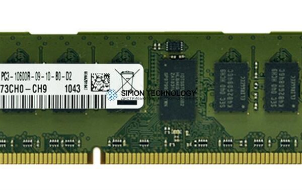 Оперативная память Samsung 4GB PC3-10600R DDR3-1333 2RX8 (M393B5273CHO-CH9)
