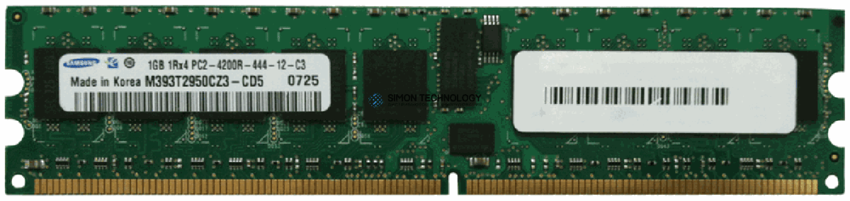 Оперативная память Samsung 1GB 533MHZ 240P ECC DDR2 SDRAM (M393T2950CZ3-CD5)