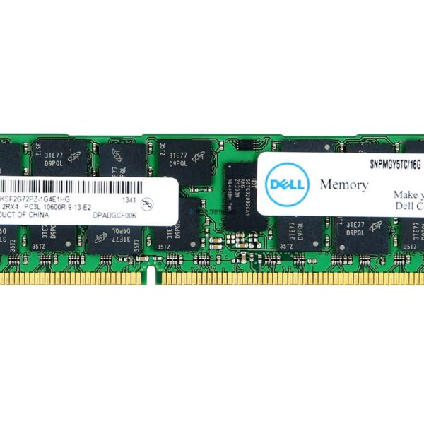 Оперативная память Dell DELL 16GB DDR3 1333MHz 2Rx4 1.35V RDIMM (MGY5T-OEM)