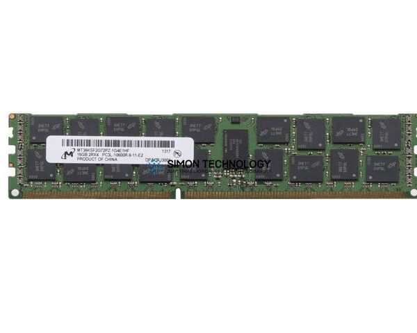 Оперативная память Micron DELL 16GB DDR3 1333MHz 2Rx4 1.35V RDIMM (MT36KSF2G72PZ-1G4E1H)