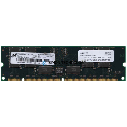 Оперативная память Compaq COMPAQ/MICRON 128MB 168 PIN PC133 133MHZ SDRAM DI (MT9LSDT1672G-133E1)