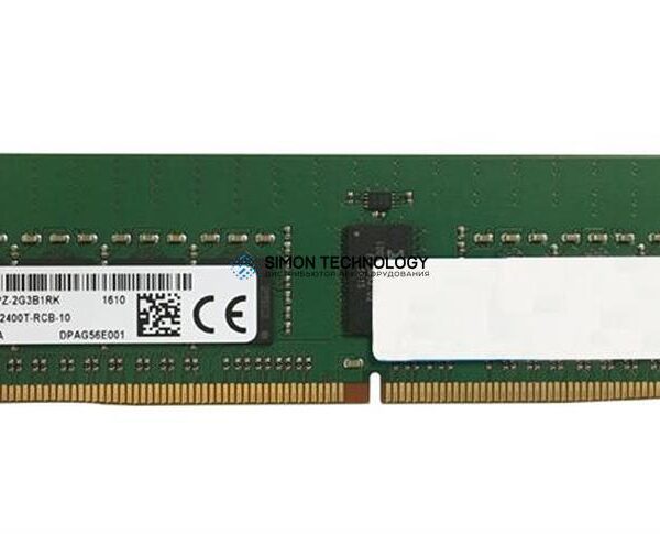 Оперативная память Micron MICRON 8GB (1*8GB) 1RX4 PC4-19200T-R DDR4-2400MHZ RDIMM (MTA18ASF1G72PZ-2G3B1)