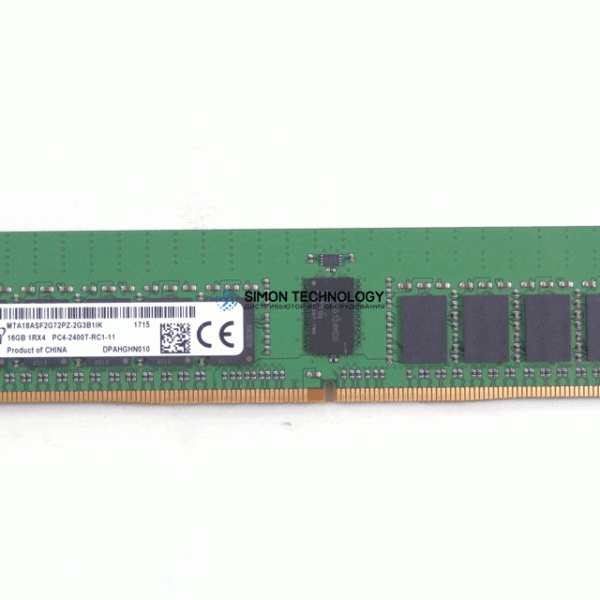 Оперативная память Micron HP DDR4-RAM 16GB PC4-2400T ECC RDIMM 1R - (MTA18ASF2G72PZ-2G3)