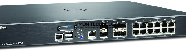 SonicWALL Firewall 9Gbps 2x SFP+ 10GbE 16x 1GbE - (NSA5600)