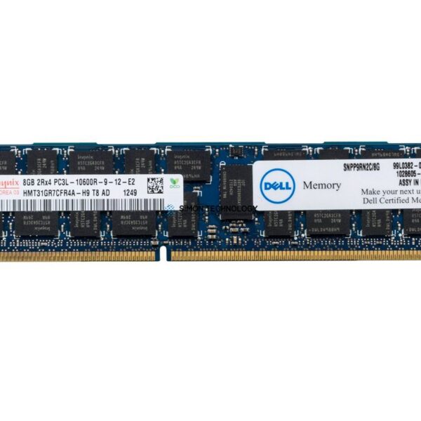 Оперативная память Dell DELL 8GB DDR3 1333MHz 2Rx4 1.35V RDIMM (P9RN2-OEM)