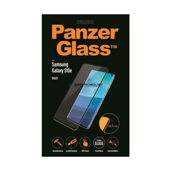 Аксессуар PanzerGlass PanzerGlass Sam g Galaxy S10E, CF, Black (PANZER7177)