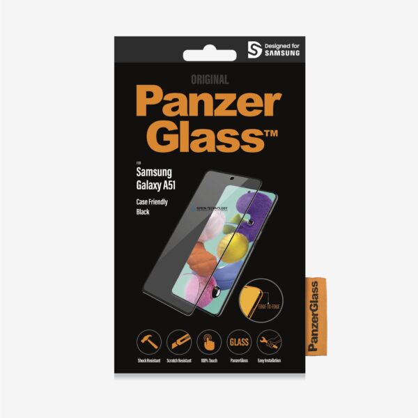 Аксессуар PanzerGlass PanzerGlass Sam g Galaxy A51, CF, Black (PANZER7216)