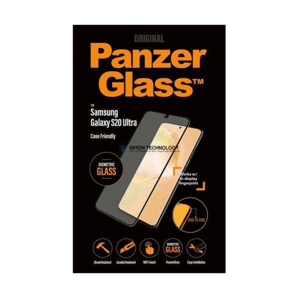 Аксессуар PanzerGlass PanzerGlass Sam g Galaxy S20 Ultra, Black (PANZER7224)