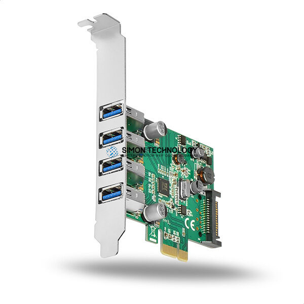 Контроллер Axagon AXAGON PCIe Adapter 4x USB3.0 UASP VIA + LP (PCEU-43V)