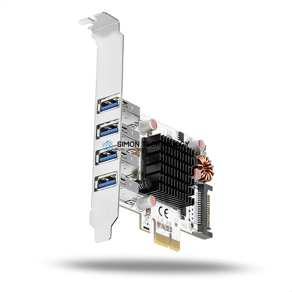 Контроллер Axagon AXAGON PCIe Adapter 4x USB3.0 UASP heatsink VIA+LP (PCEU-43VQ)