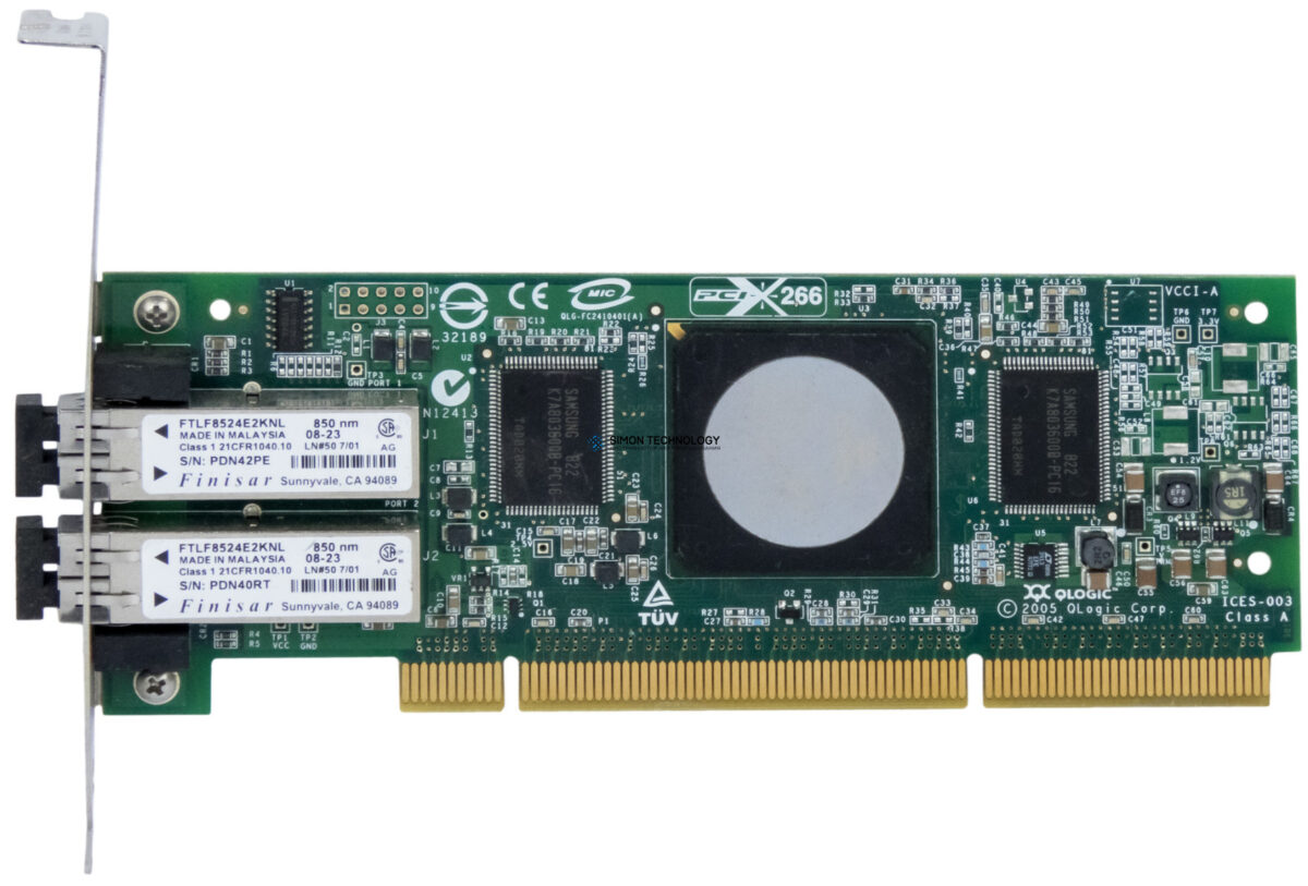 Контроллер IBM 4GB PCI-X DUAL PORT FC HBA (QLA2462-IBMX)