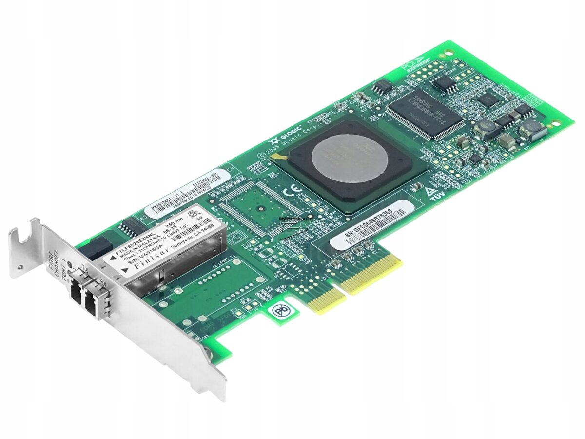 Контроллер HP 4GB PCI-E SINGLE PORT FC HBA - LOW PROFILE BRKT (QLE2460-LP)