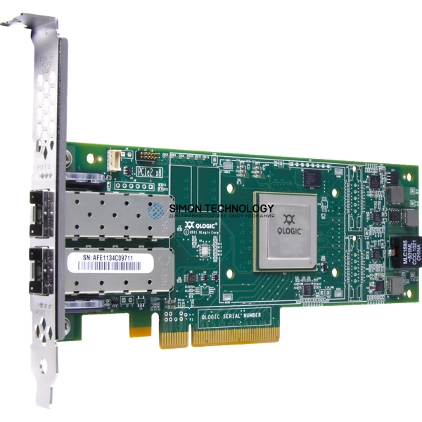 Контроллер HP QLOGIC SN1000Q 2PORT 16GB PCI-E FC HBA W/ LOW PRO BRKT (QW972A-LP)
