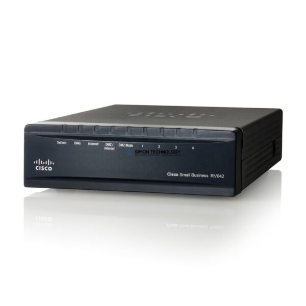 Коммутаторы Cisco Small Business RV042 - Router - 100 Mbps - 4-Port - Extern (RV042-EU)