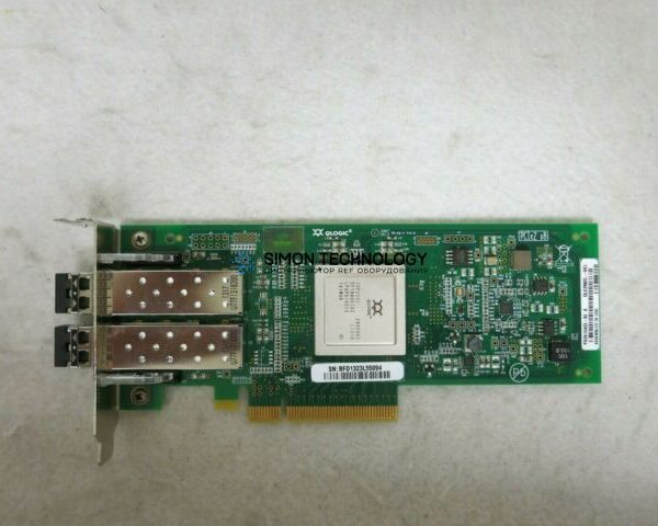 Контроллер Dell 8GB DUAL PORT HBA PCI-E QLE2562 WITH LOW FROFILE BRACKET (RW9KF-LP)