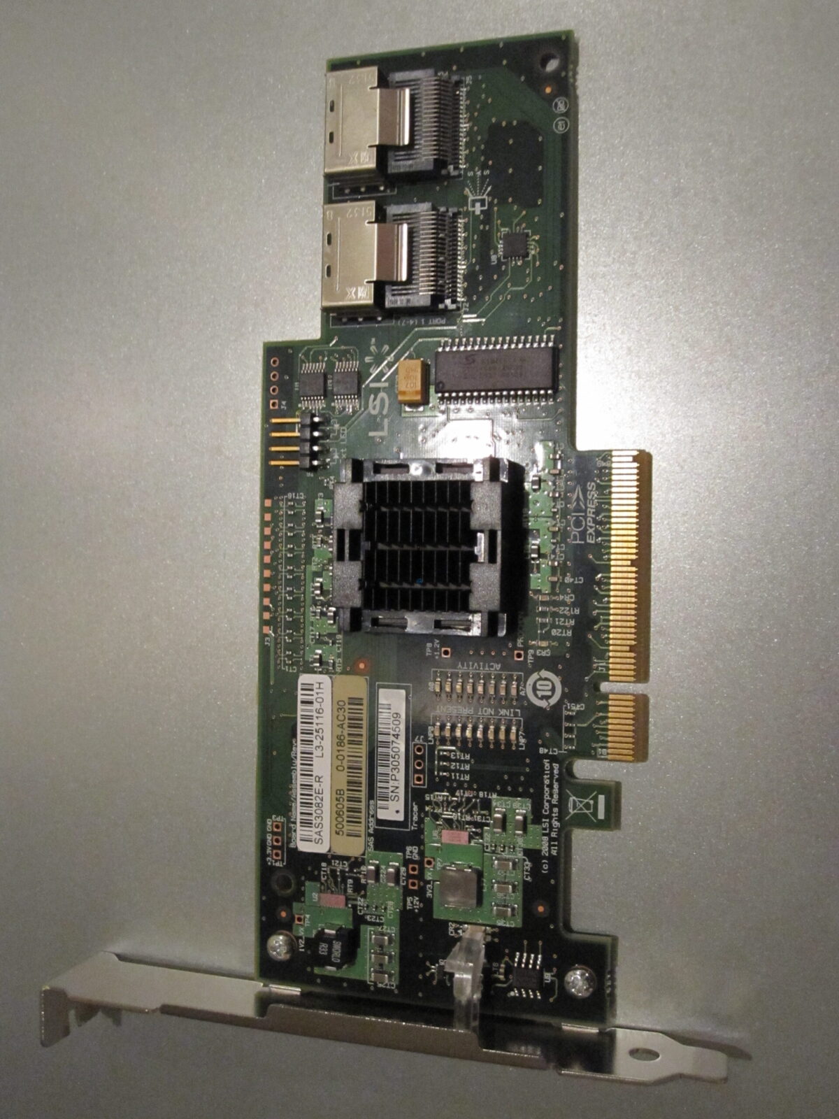 Контроллер RAID IBM SERVERRAID BR10I 8PORT PCI-E SAS/S (SAS3082E-R)