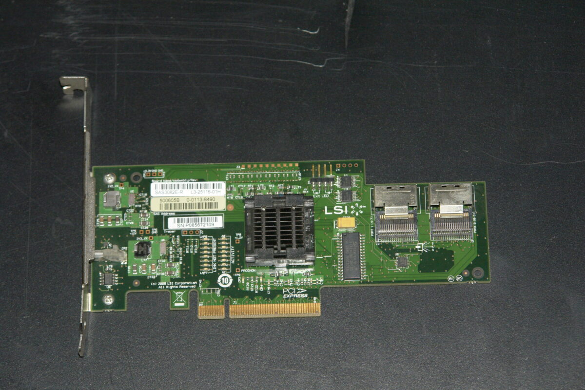 Контроллер RAID IBM SERVERAID-BR10I SAS/SATA CONTROLLER - (NO MOUNT BRACKET) (SAS3082E-R-WB)