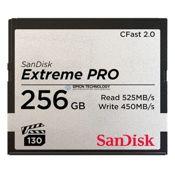 Аксессуар SanDisk CFast 2.0 Extreme Pro 256GB (SDCFSP-256G-G46D)