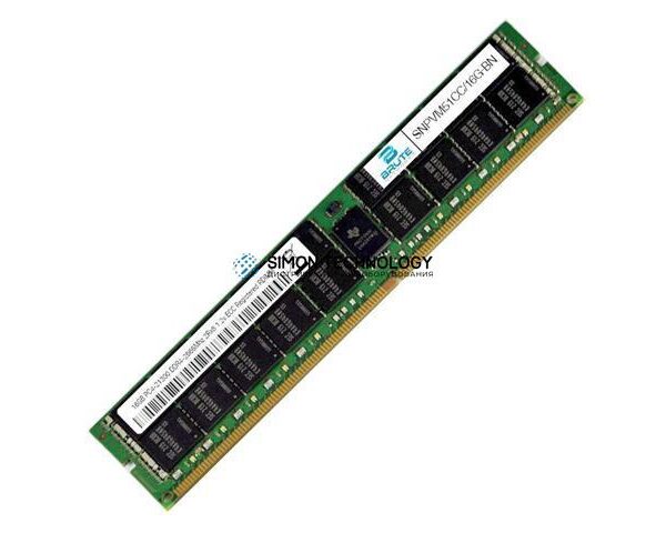 Оперативная память Dell DELL 16GB DDR4 2666MHz 2Rx8 1.2V RDIMM (SNPVM51CC)