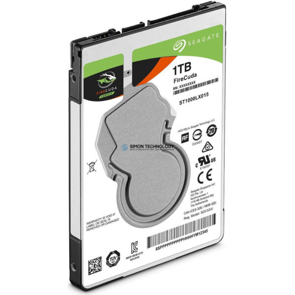 Seagate FireCuda - Hybrid-Festplatte - 1 TB - intern (ST1000LX015)